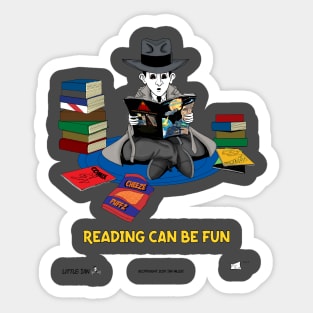 Little Ian- Reading CAN Be Fun Sticker